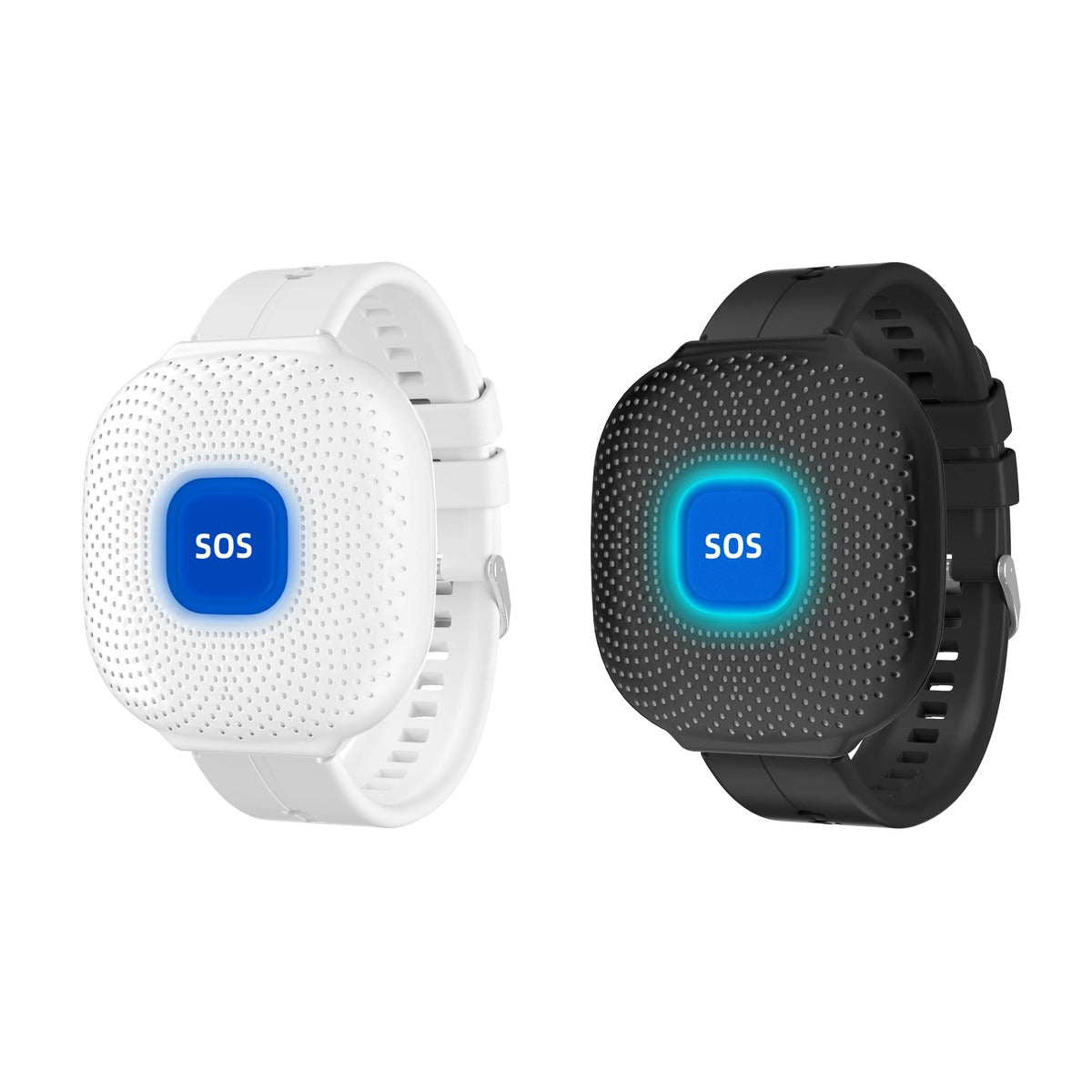 EverNear SOS bracelet in white and black