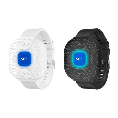 EverNear SOS bracelet in white and black